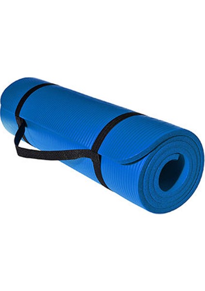 Nbr Pilates Yoga Minderi 15 mm Kalınlıkta Mat Mavi
