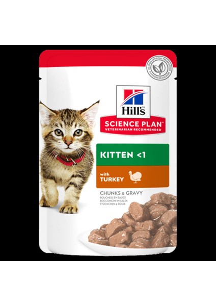 Kitten Hindili Yavru Konserve Kedi Maması 85 gr