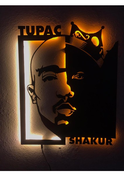 Tupac Shakur Işıklı Tablo