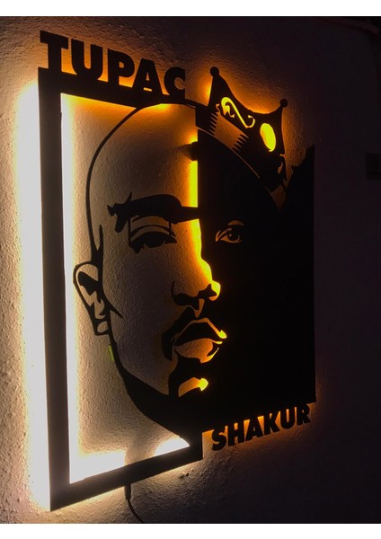 Tupac Shakur Işıklı Tablo
