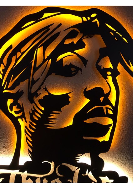 Tupac Shakur Thug Life Işıklı Tablo fırsatları