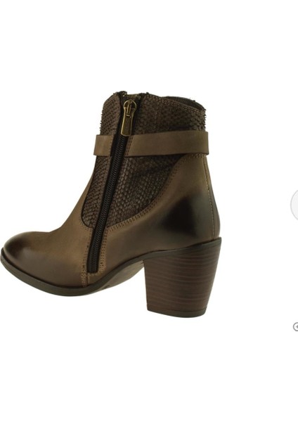 1704306 Vizon Kadın Topuklu Deri Bot modelleri