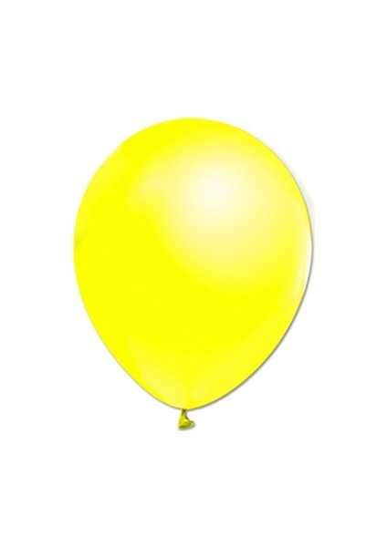 Metalik Sarı Balon 100 Adet