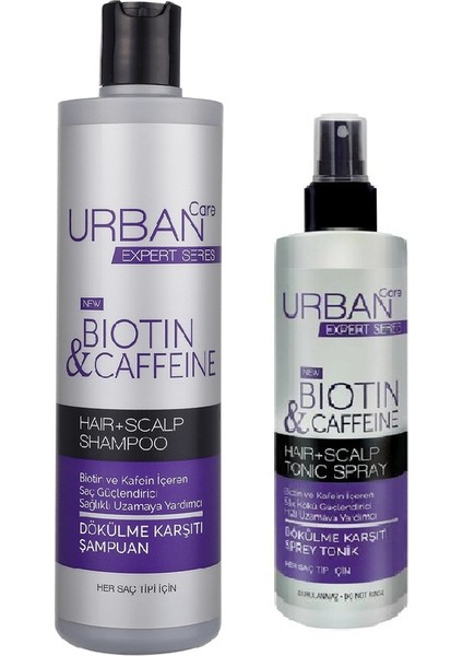 Biotin&caffeine Saç Şampuan 350 ml + Tonik 200 ml