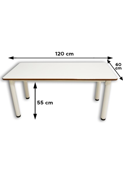 Yaz Sil Çocuk Çalışma Masası + 2 Adet Sandalye