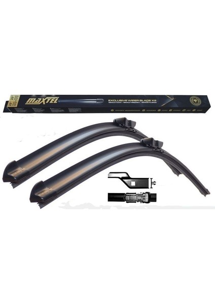 Maseratı Quattroporte M156 Muz Silecek Takımı 650+480 mm 12102354