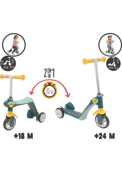 Reversible 2'si 1 Arada Scooter 750612 modelleri