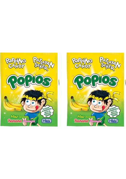 Hlesk Şeker Papios 40 Lı Muzlu 2 Paket