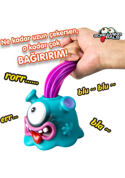 Screaming Pals Bağıran Canavarlar - Turkuaz