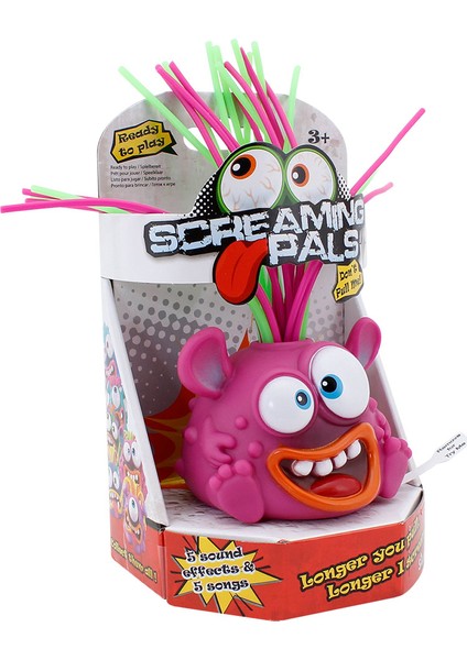 Screaming Pals Bağıran Canavarlar - Pembe