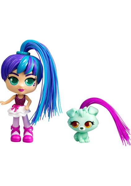 Curli Girls Bebek ve Hayvan 2'li Set - Rosli ve Koda