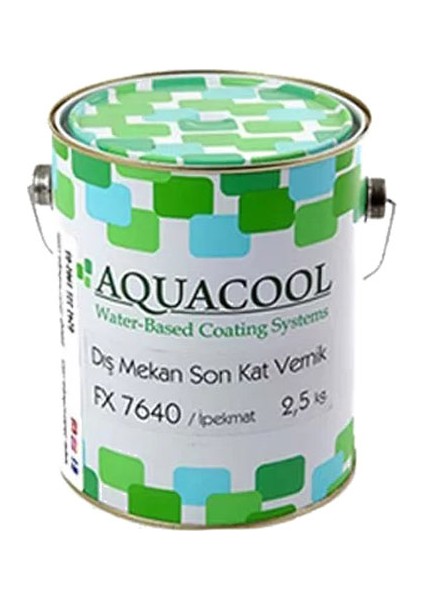 Su Bazlı Dış Mekan Ipekmat Vernik FX7640 2.5 kg