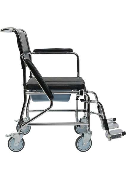 Golfi̇ G-125A Banyo Tuvalet Tekerlekli Sandalye / Commode Wheelchair