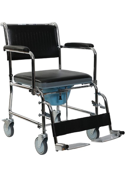 ̇ G-125 Banyo Tuvalet Tekerlekli Sandalye / Commode Wheelchair