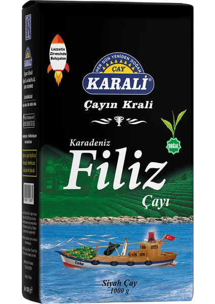 Karali Çay Karadeniz Filiz Dökme Çay 1000 Gr