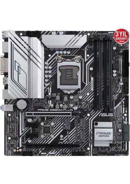 Prime Z590M-Plus Intel Z590 DDR4 5133 MHz (OC) Lga1200 mAtx Anakart