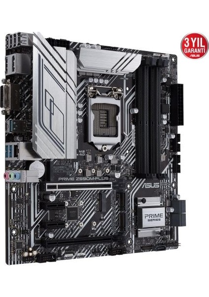 Prime Z590M-Plus Intel Z590 DDR4 5133 MHz (OC) Lga1200 mAtx Anakart