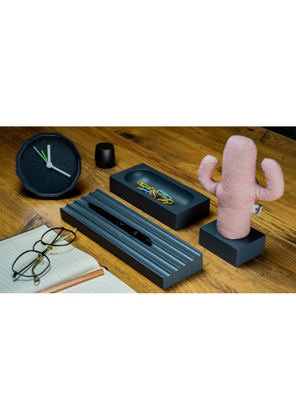 Kayigo Woody Ofis Seti Gri 2'li + Pembe Kaktüs Pembe fırsatları