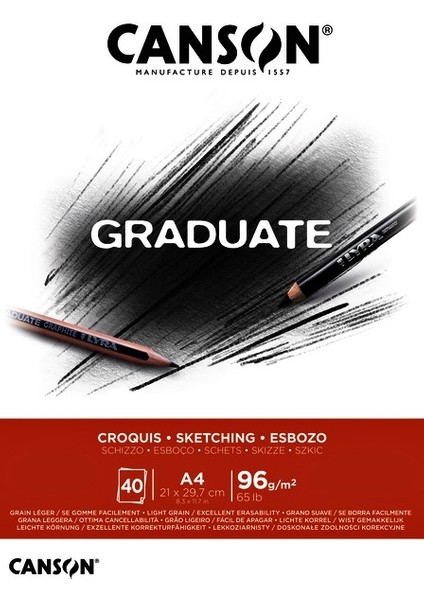 Eskiz Bloğu Graduate Croquis 40 Sayfa A4 96 gr