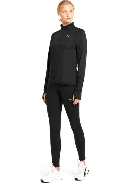 Run Favorite Reg Rise Full Tight W Kadın Siyah Antrenman Taytı 52019101