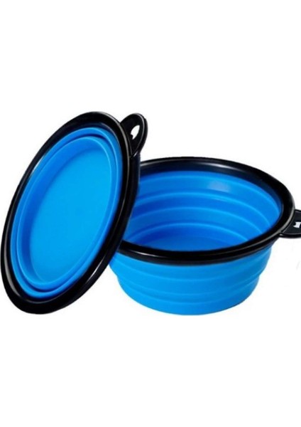 Katlanabilir Kedi - Köpek Mama ve Su Kabı 250 ml 9,5 cm