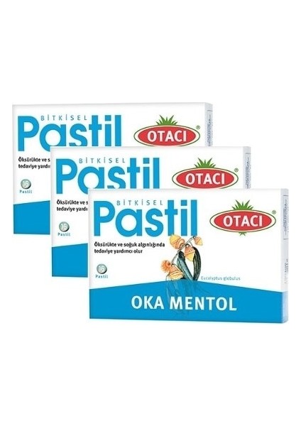 Pastil Oka Mentol Pastil 16'lı X 3