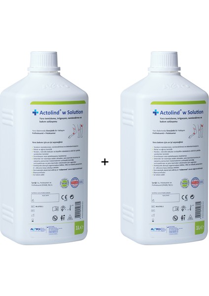 Actolınd® W Solutıon 2'li Yara Bakım Solüsyonu 1l