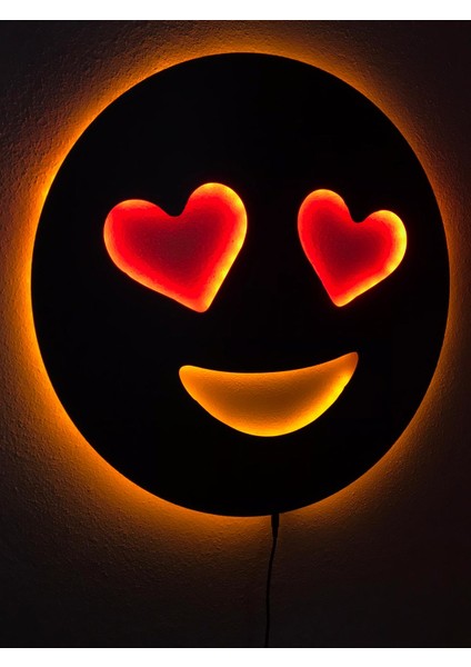 Kalpli Emoji Işıklı Tablo fiyatları