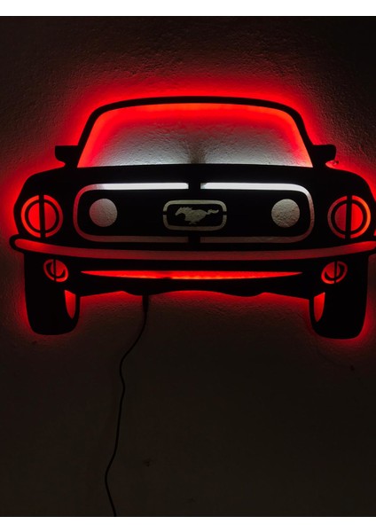 Mustang Araba 1967 Işıklı Tablo fırsatları