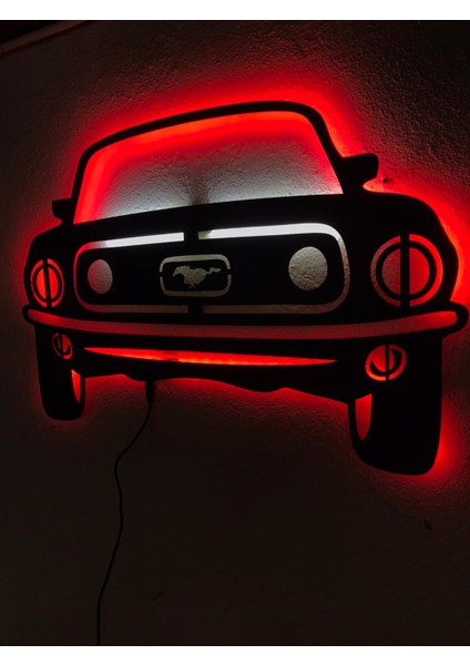 Mustang Araba 1967 Işıklı Tablo fiyatları