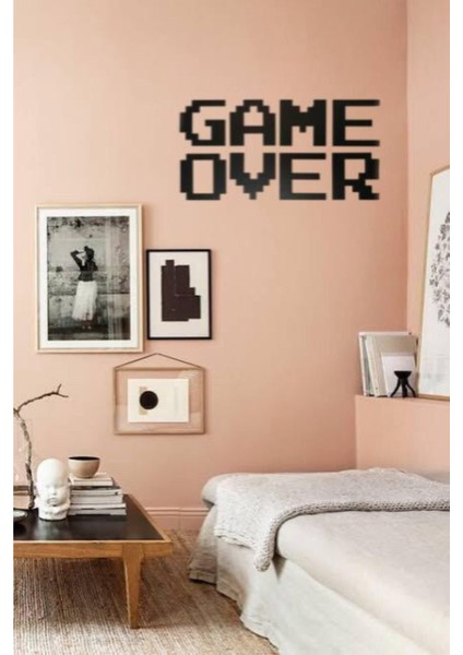 Game Over Dekoratif Yazı