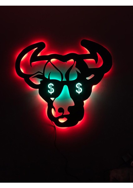 Bull Işıklı Tablo