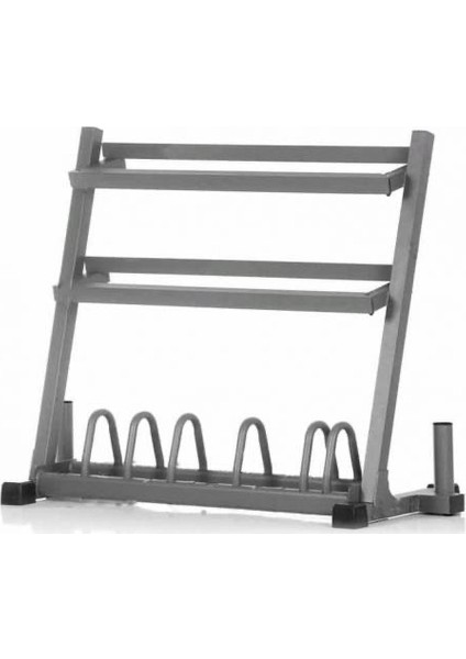 Ağırlık Plakası Dambıl ve Bar Standı 3 Raflı