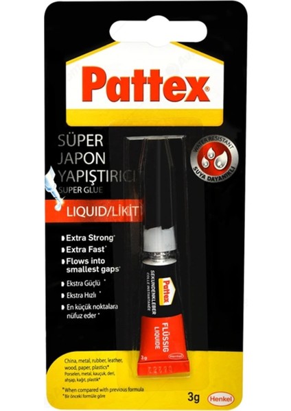 Pattex Süper Japon 3g-1304-0063-3507