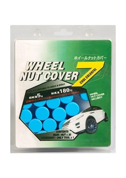 Bijon Kılıfı / Silikonlu 17Mm 20'Li / Mavi