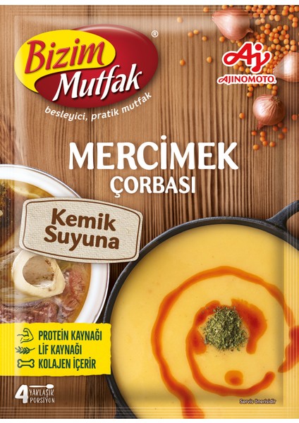 Kemik Suyuna Mercimek Çorbası 72 gr