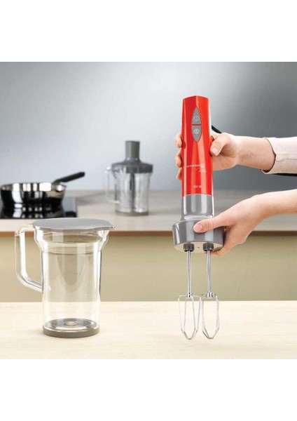 Vertex Mega InoxKırmızı Blender Set