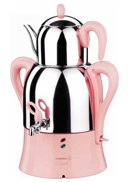 Çaykolik InoxPembe Semaver