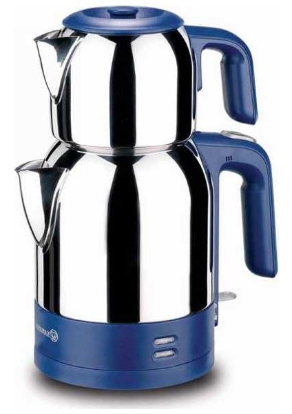 A359-04 Demkolik Elekt. Çaydanlık Inox/Mavi