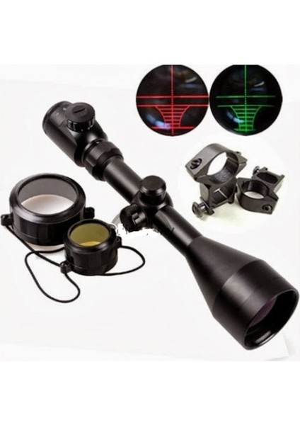 3-9X32EG Yüksek Zoomlu Av Tüfeği Dürbünü - Çift Işık Kaynaklı