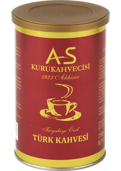 Türk Kahvesi 250 gr. Teneke