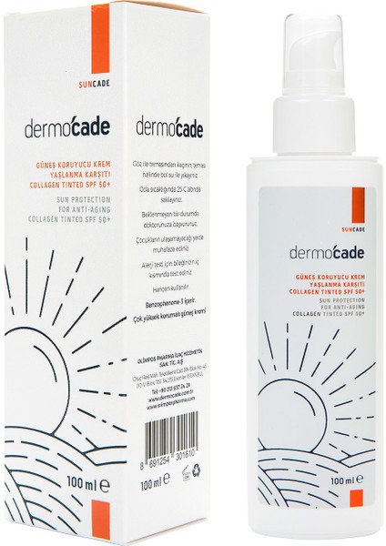 Spf 50+ Collagen Tinted Güneş Koruyucu Krem 100 ml
