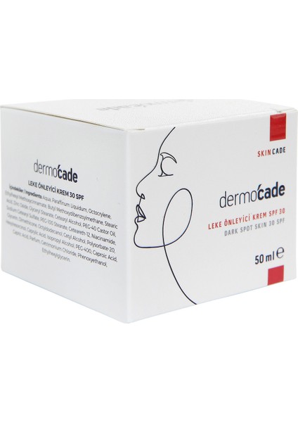 Spf 30 Leke Önleyici Krem 50 ml