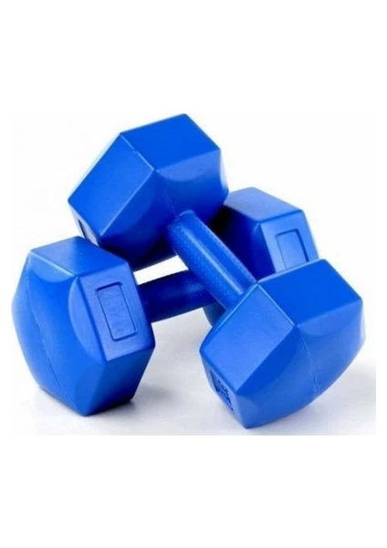 Sport Köşeli Plastik Fitness Spor Dumbell Ağırlık Seti