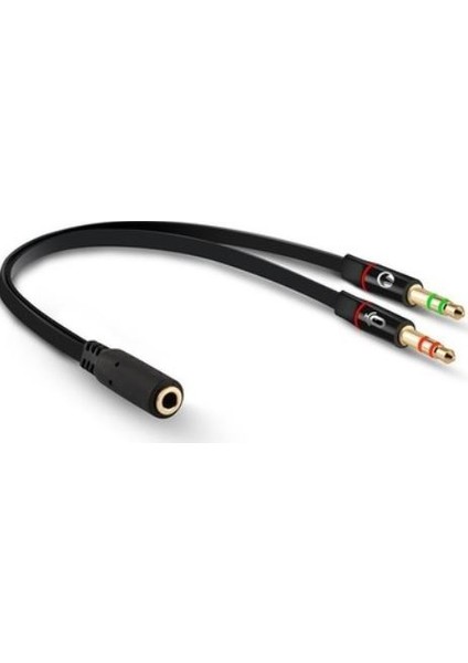 Kulaklık Mikrofon Ayırıcı 3.5mm Çevirici Switch Splitter PL-8815