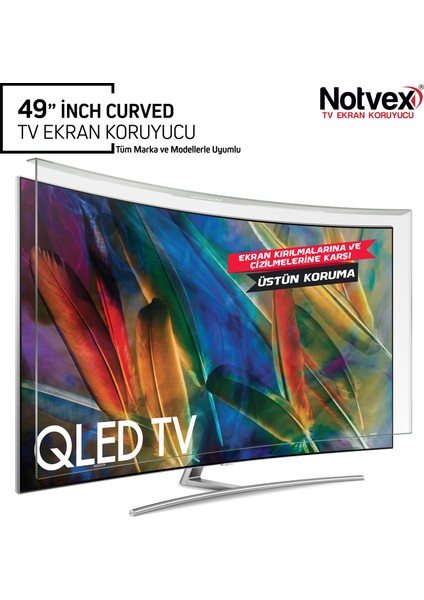 49 İnç 124 Ekran Curved Tv Ekran Koruyucu