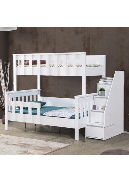 Ranza, MDF Profil Ranza, Deluxe Ayrılabilir Ranza - Beyaz
