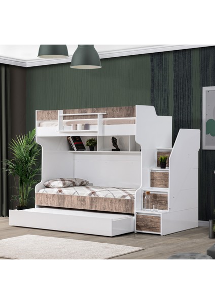 Ranza, Cesur 3lü Yavrulu Ranza, Ceviz + 3 Adet Comfort Yatak fiyatları