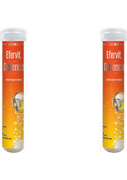 Efervit Defence Efervesan 20 Tablet 2'li Paket