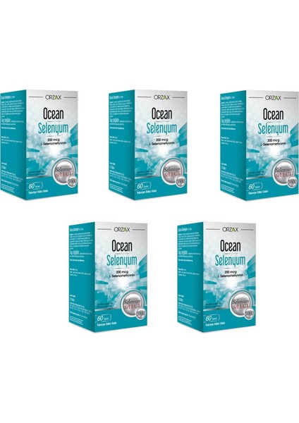 Ocean Selenyum 60 Tablet 5'li Paket